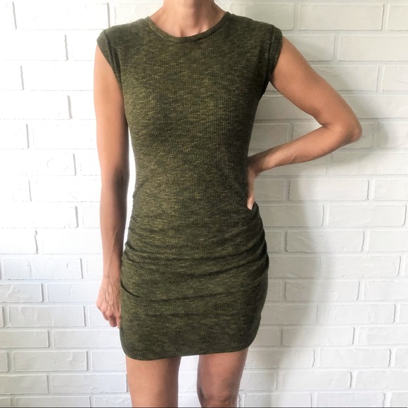 Zara Dresses & Skirts - Zara body con stretchy mini knit sheath dress S